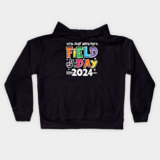 I'M Just Here For Field Day 2024 For Teacher Kids Field Day T-Shirt - Copy Kids Hoodie